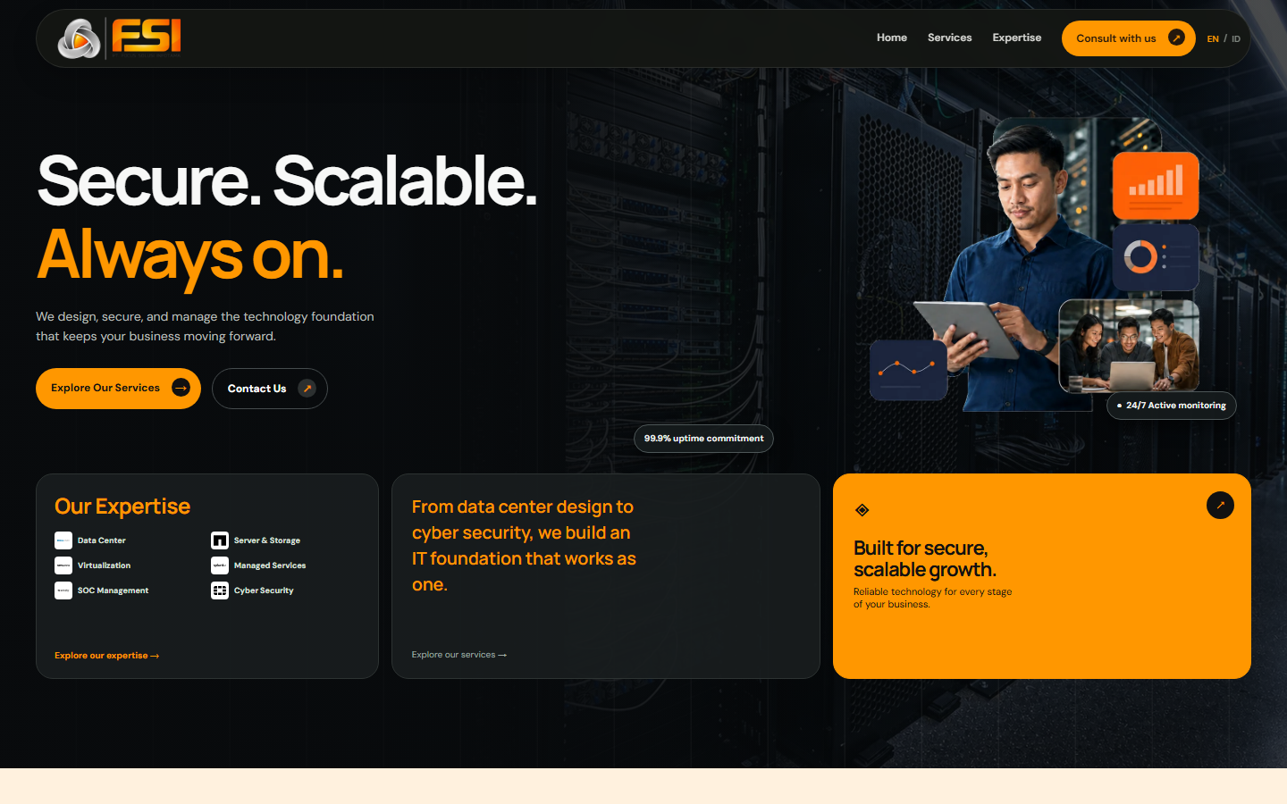 Focus Solusi Infotama company website